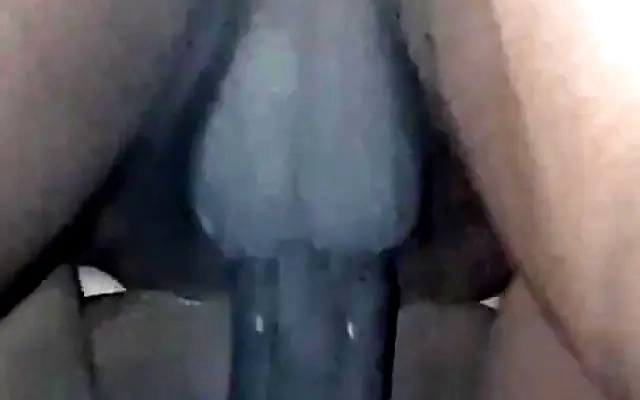 she rides his dick and does everything herself