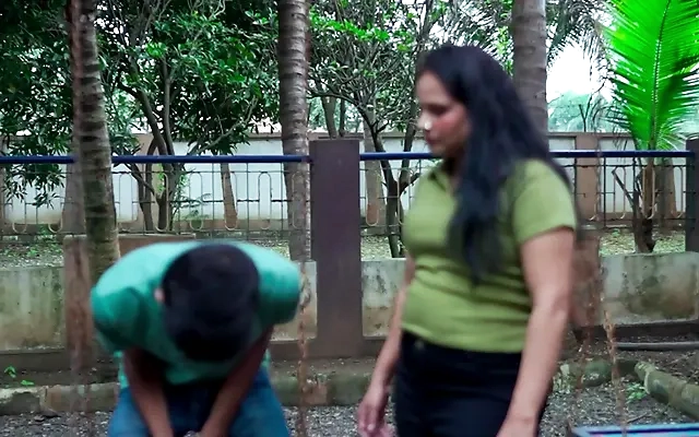 Indian MILF Priya and Olivia entertain each other while watching a movie