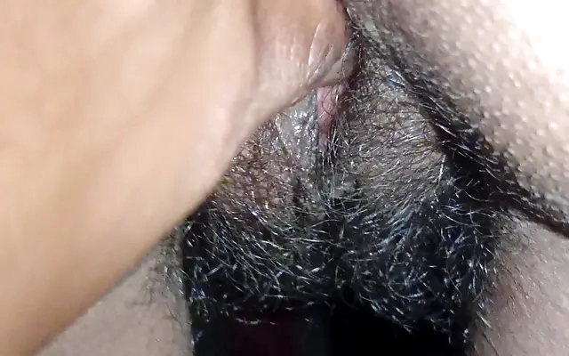 Best friend fuck me hard through kinky panties then lick my pussy