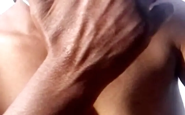Fuck horny roommate's wife and cum on pretty shaved pussy