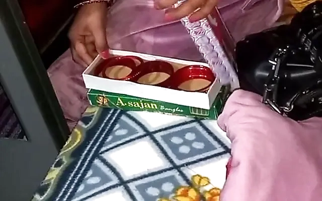 My wife in her first threesome