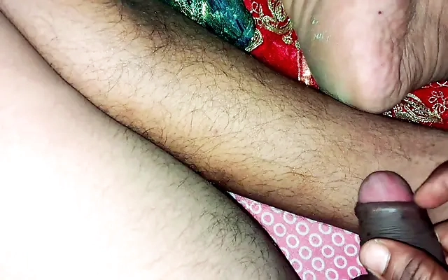 Juicy MILF Fingering Pussy While Watching Porn in Hostel