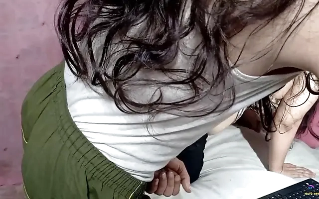 fucking pussy of big ass Indian in doggy style very hard with loud moans