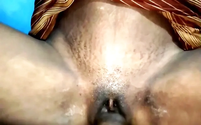 Beautiful Blonde talking to boyfriend while her lover fucks her