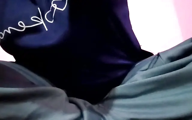 sexual MILF in purple spandex pvc lingerie