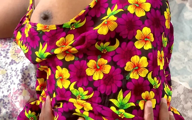 Desi village girl XXX fun with step-brother's cock.