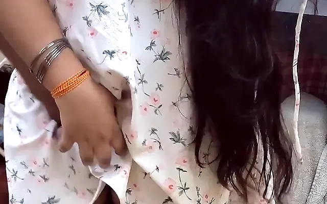 Stepbrother fucks my hairy pussy and cums on my panties