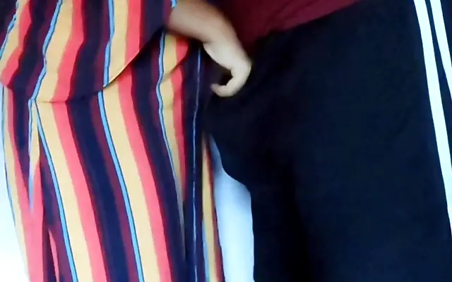 Naughty Indian village wife enjoying in her village with boyfriend.