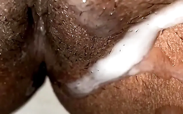 Dirty and dissolute Asian doll with wooly pussy is prepped to fellate some weenie and get creampied - killer Japanese JAV!