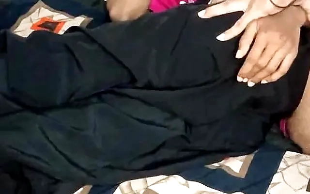 Husband caught wife getting fucked by step brother and then together they fucked her ass